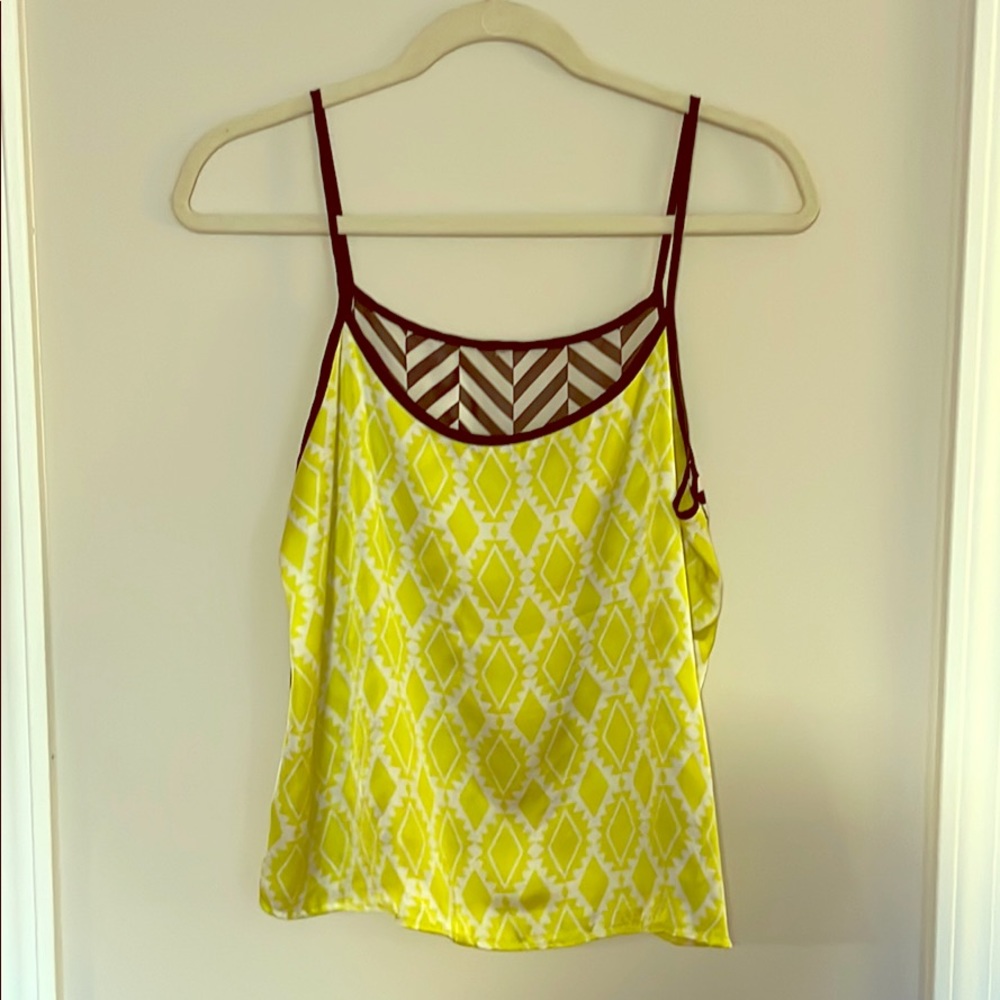 Yellow tank top size Small